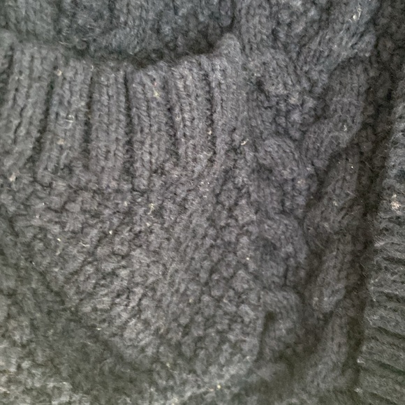 Janie and Jack the Cable Sweater in Navy Blue size 2T - Picture 4 of 5